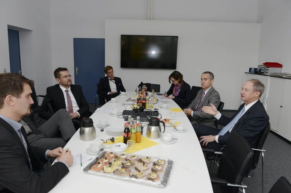 Emerson (r.) besuchte bereits zum zweiten Mal die MZ.