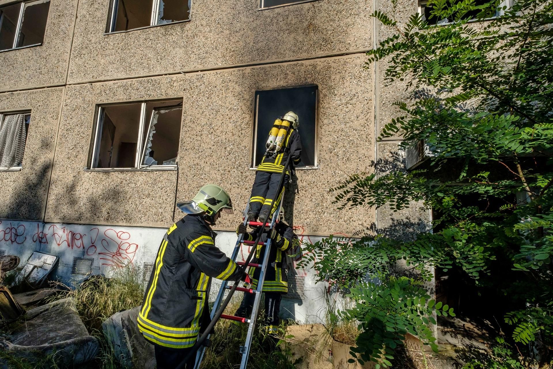 Feuerwehreinsatz in Möhlau