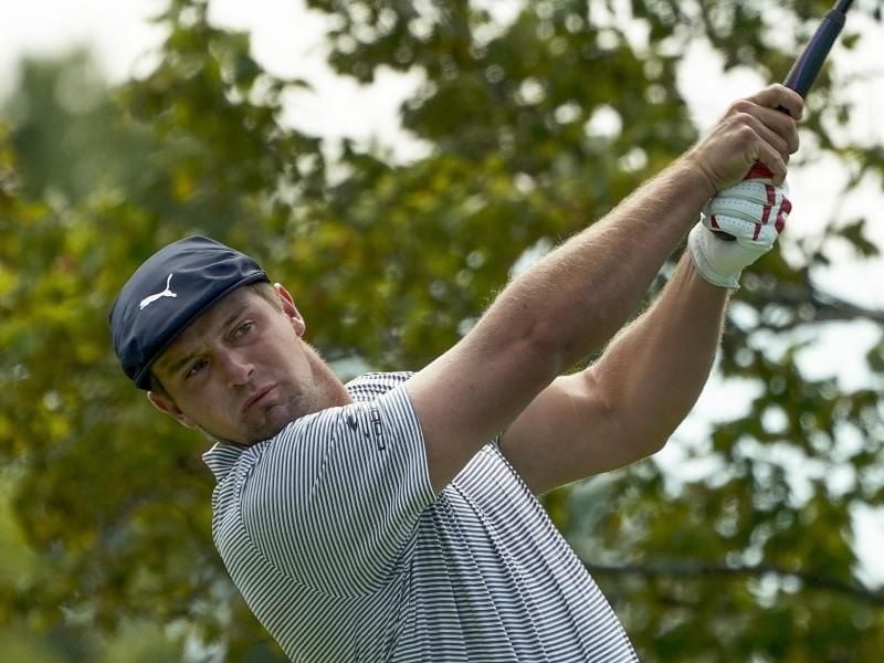 Golf-Profi Bryson DeChambeau aus den USA gewinnt nach einem starken Schlusstag die US Open. Foto: Charles Krupa/AP/dpa
