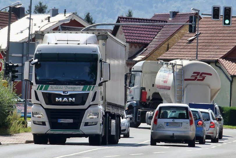 Die Verkehrssituation in Berga ist angespannt.