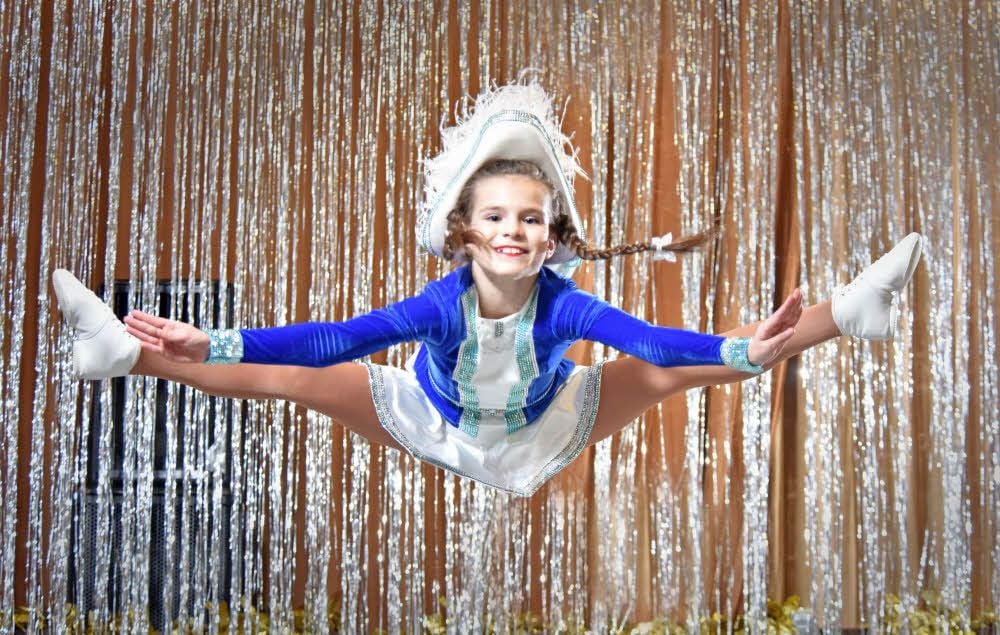 Die zehnjährige Elisabeth Misiurny aus Brehna gehört zu den besten Tanzmariechen in ganz Sachsen-Anhalt.