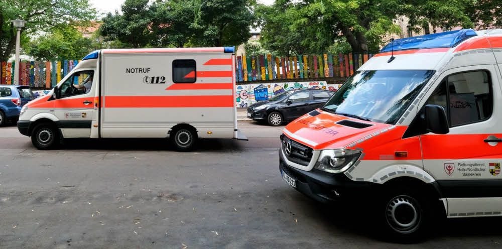 Feuerwehr, Polizei und Rettungsdienst waren schnell vor Ort.