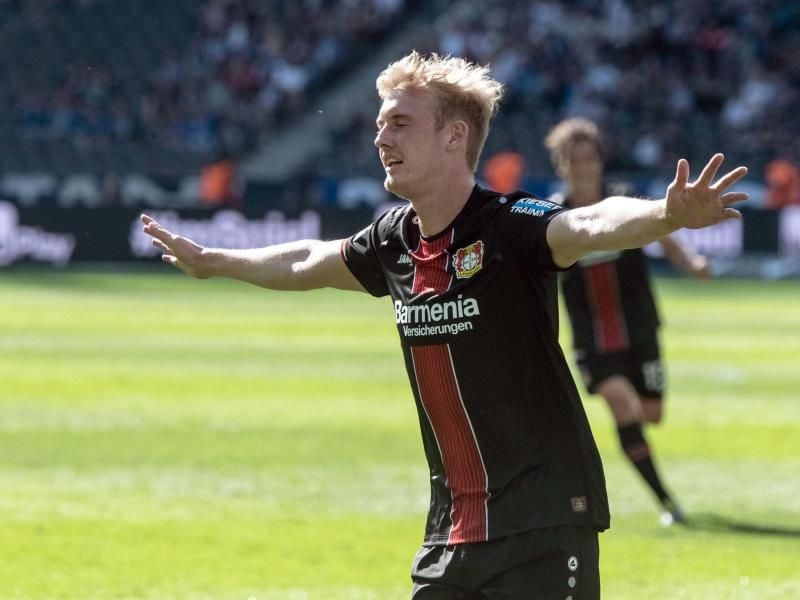 Julian Brandt soll vor einem Wechsel zum BVB stehen. Foto: Paul Zinken