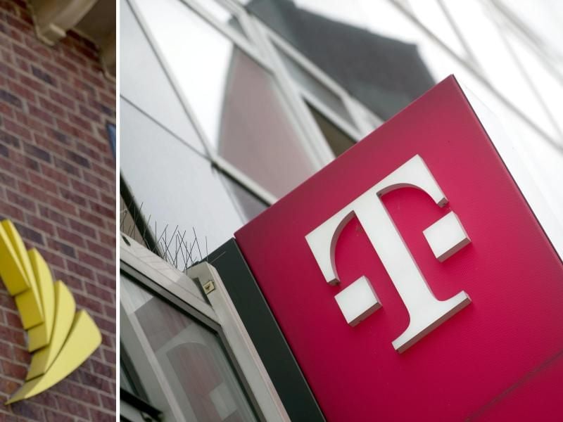 Der Zusammenschluss von T-Mobile mit Sprint ist beschlossen. Foto: Marijan Murat/Erik S. Lesser/EPA