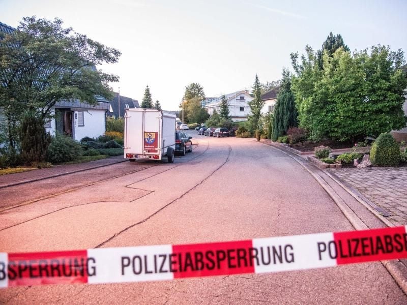 Das Wohngebiet in Villingendorf wurde von der Polizei abgesperrt. Foto: Friebe/SDMG