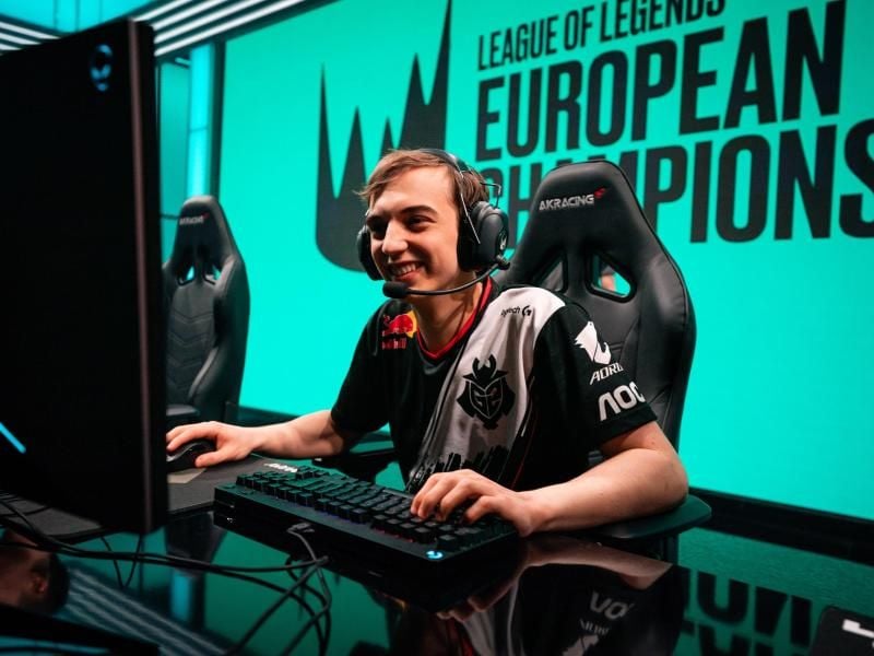 Entriss Rogue den Baron und brachte G2 zurück ins Spiel: Midlaner Rasmus „Caps” Winther. (Archivbild). Foto: Michal Konkol/Riot Games/dpa