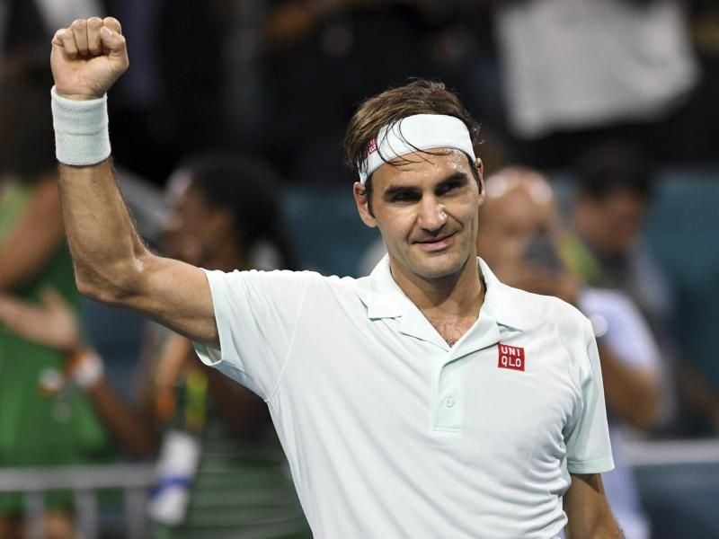 Im Finale von Miami holte sich Roger Federer seinen 101. Fitel. Foto: Jim Rassol/AP