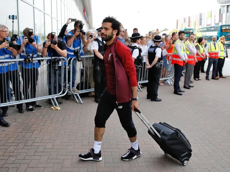 Mohamed Salah führt die ägyptische Nationalmannschaft bei der WM an. Foto: Martin Rickett