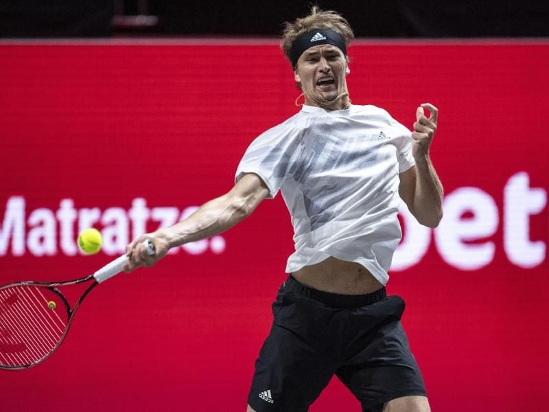 Steht in Köln im Viertelfinale: Alexander Zverev. Foto: Marius Becker/dpa