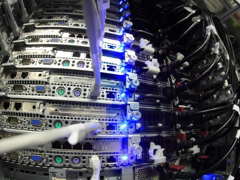 Rechenzentrum: Deutsche Experten sehen im eigenen Land noch großen Nachholbedarf der Cybersicherheit. Foto: Jens Wolf