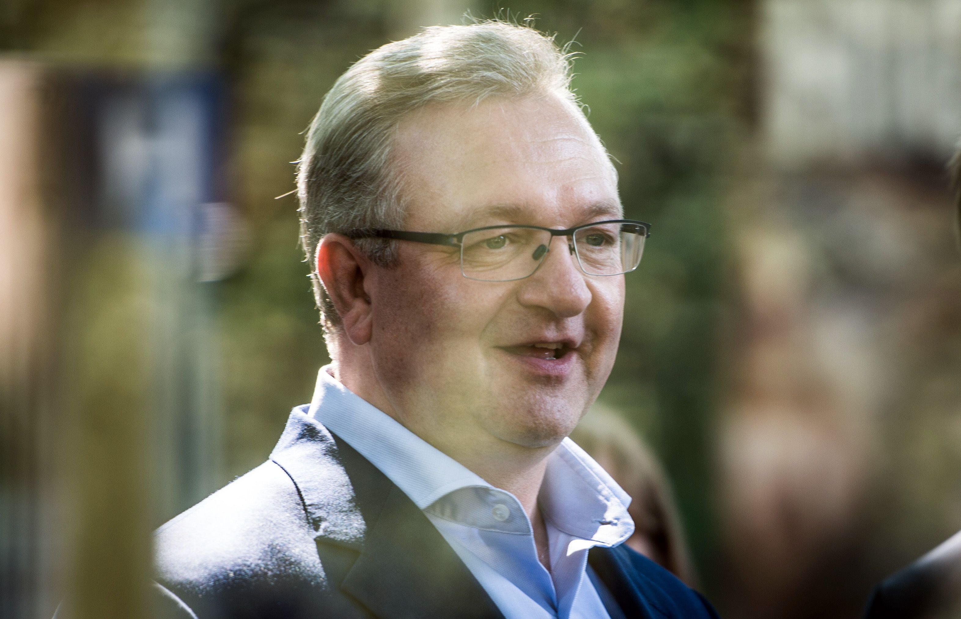Berlins Innensenator und CDU-Spitzenkandidat für die Abgeordnetenhauswahl, Frank Henkel.