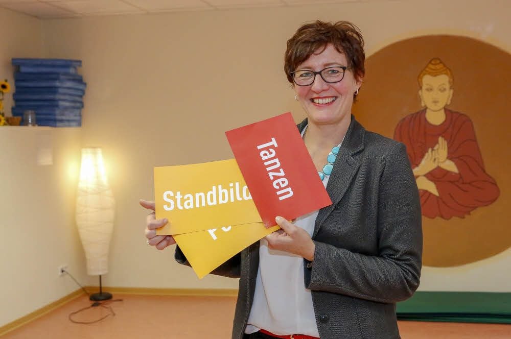Melanie Peter, die Leiterin der Volkshochschule, ist stolz auf das vielfältige Angebot, das die Bildungseinrichtung vorweisen kann.