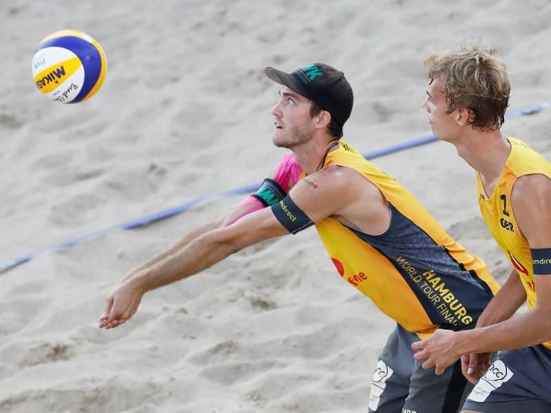 Scheiterten in Warschau im Achtelfinale: Clemens Wickler (l) und Julius Thole. Foto: Georg Wendt
