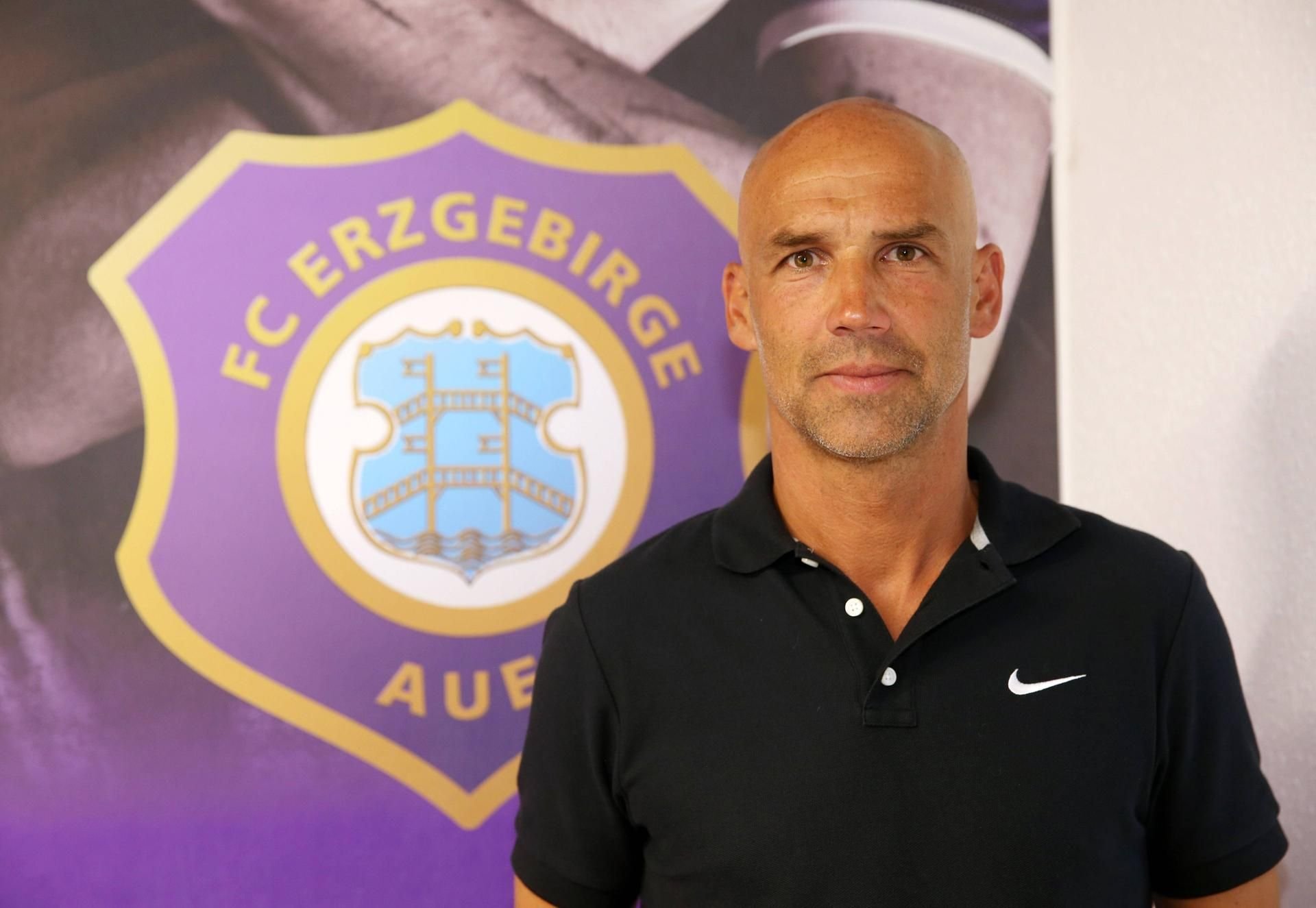 Thomas Letsch wurde als neuer Trainer von Erzgebirge Aue vorgestellt.