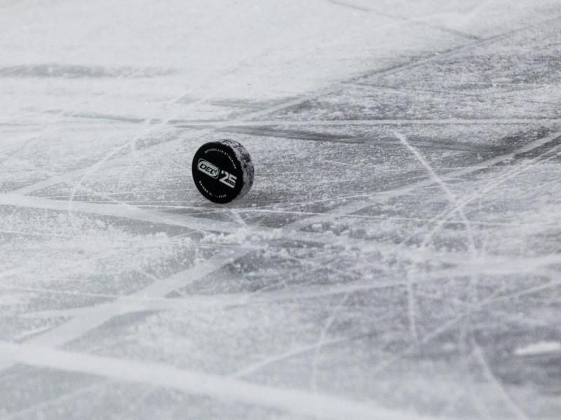 Spielgerät beim Eishockye: Der Puck. Foto: Rolf Vennenbernd