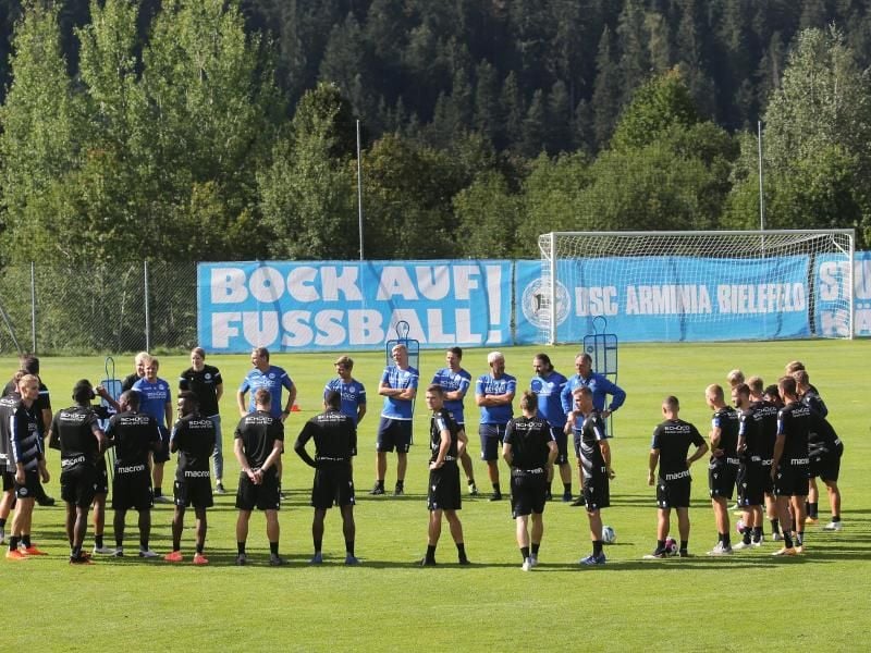 Arminia Bielefeld bereitet sich im Trainingslager in Österreich auf die kommende Saison vor. Foto: Karl-Josef Hildenbrand/dpa