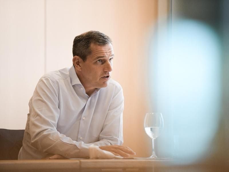 Will Olympia 2032 nach Deutschland holen:&nbsp;Michael Mronz. Foto: Fabian Strauch/dpa