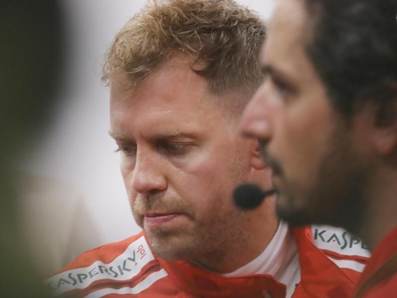 Sebastian Vettel konnte das zweite Training nicht beenden, wodurch er mit einem Nachteil ins Qualifying geht. Foto: Vincent Thian/AP
