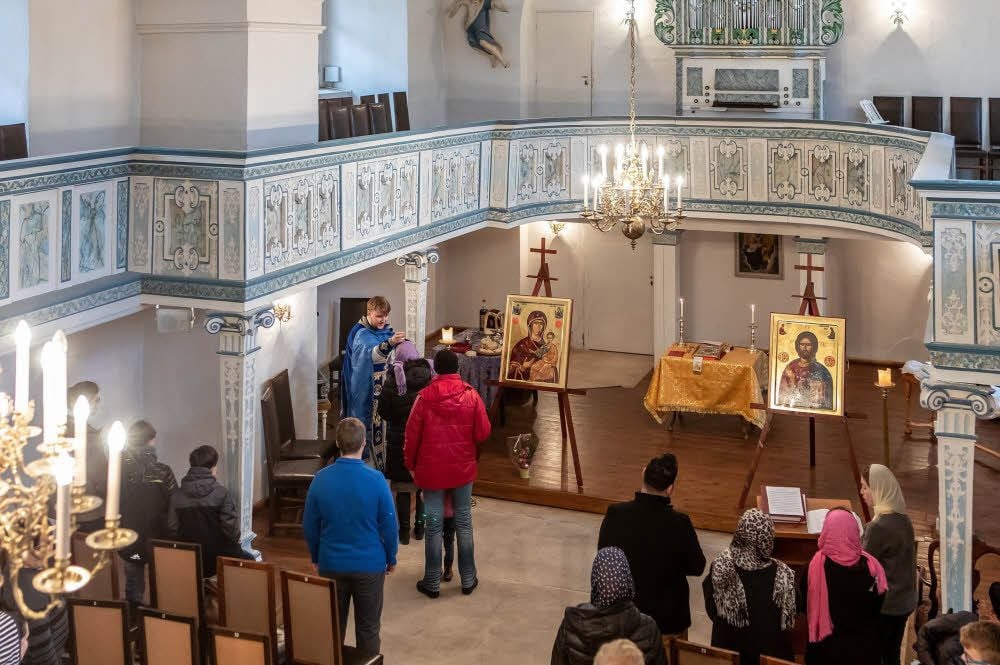 Orthodoxer Gottesdienst in der Schlosskapelle