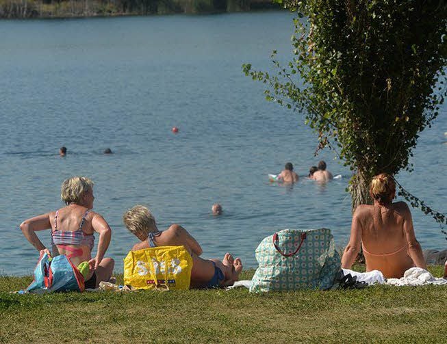 Der Froser See wurde durch die Vergrößerung des Parkplatzes und die Eröffnung des Radweges attraktiver.