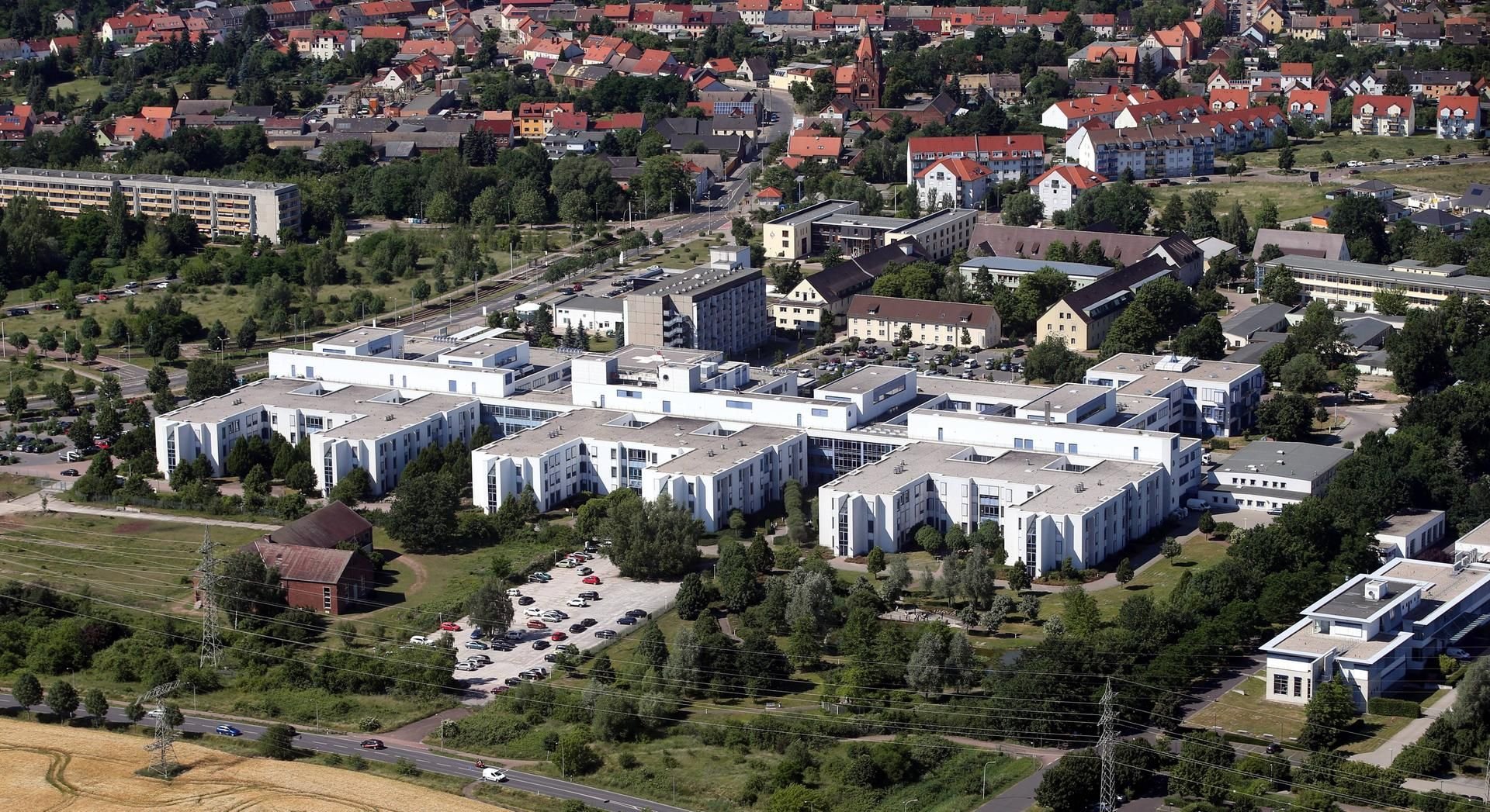 Das Klinikum in Dessau-Alten
