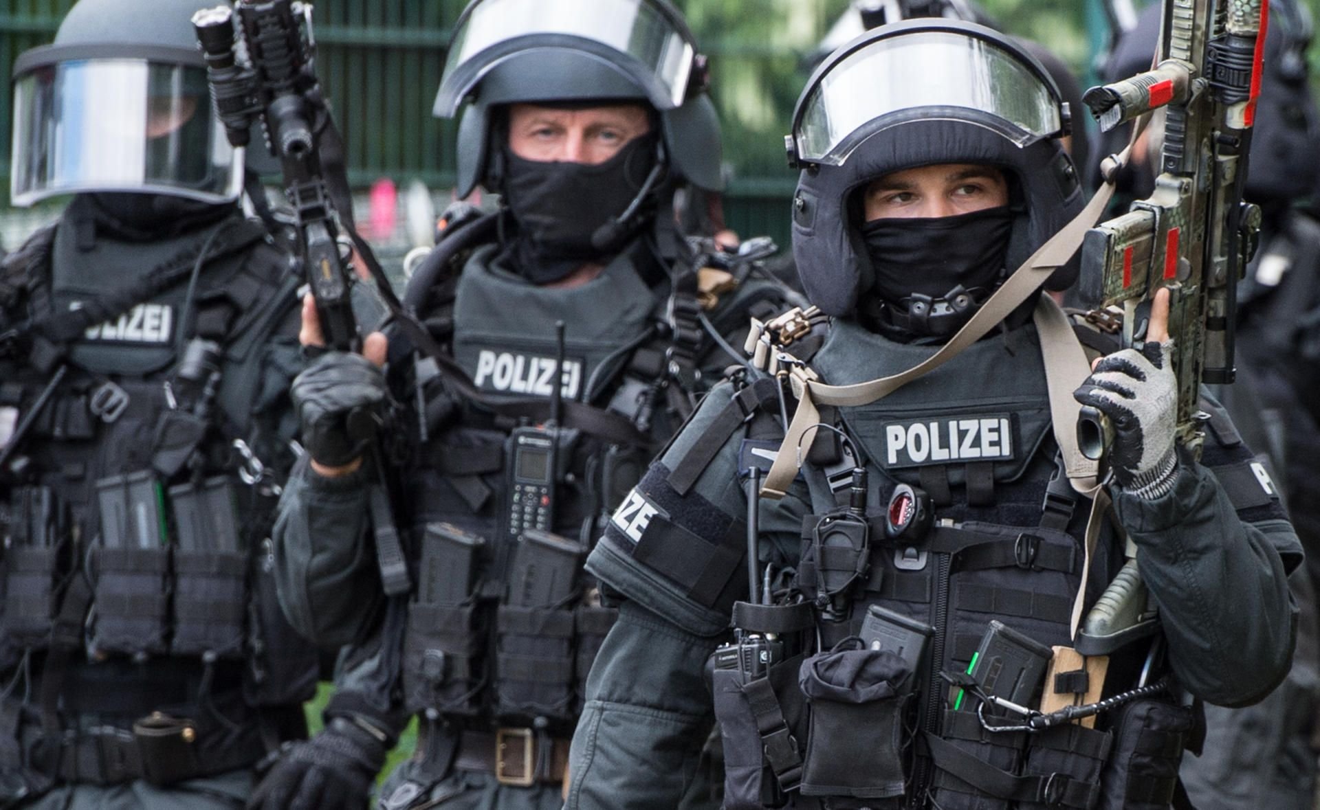 Beamte des SEK im Einsatz.
