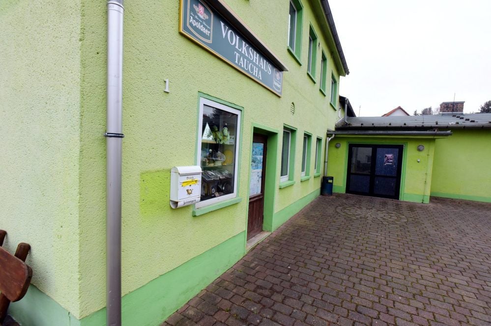 Das Volkshaus in Taucha wird umgebaut.
