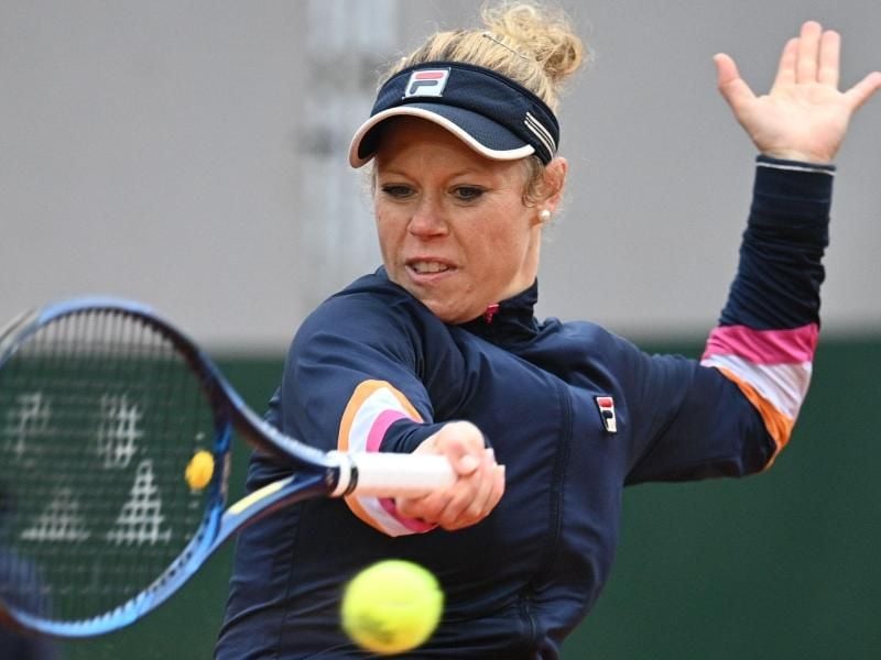 Laura Siegemund hat bei den French Open das Achtelfinale erreicht. Foto: Anne-Christine Poujoulat/AFP/dpa