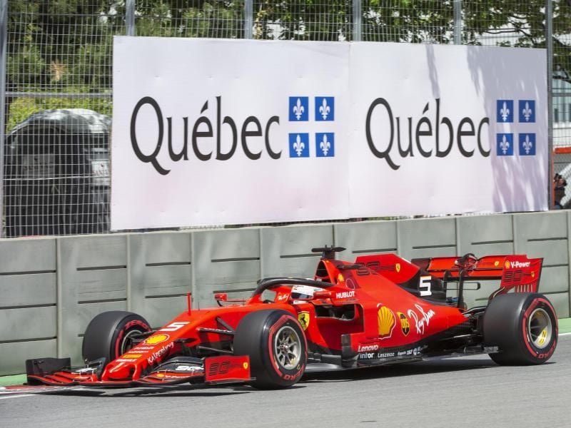 Sebastian Vettel holte sich die erste Pole Position der Saison. Foto: Ryan Remiorz/The Canadian Press/AP