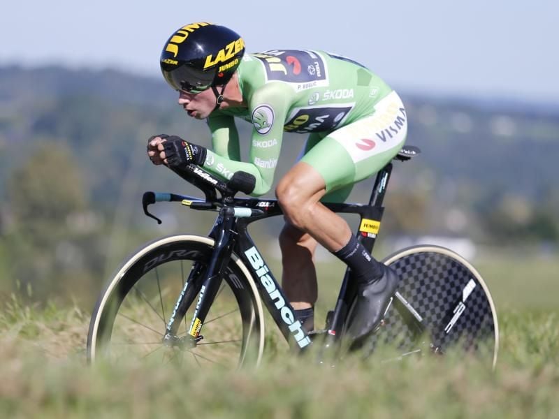 Konnte sich bei der Vuelta an die Spitze der Gesamtwertung kämpfen: Der Slowene Primoz Roglic. Foto: Yuzuru Sunada/BELGA