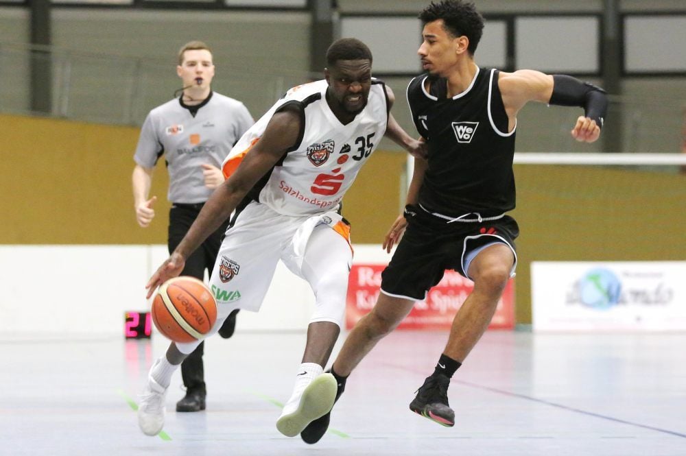 Blanchard Obiango (links) hat mit den Tigers auswärts gewonnen.