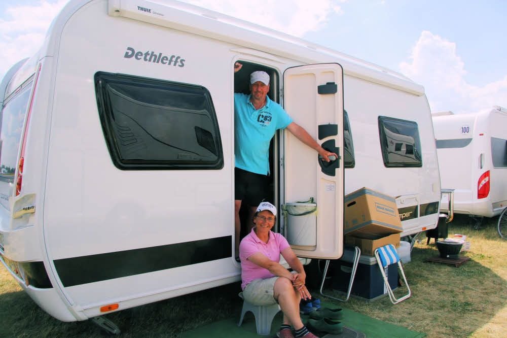 Volker und Ramona Kreiseler lieben ihren Wohnwagen. Die weiteste Strecke führte nach Kroatien.