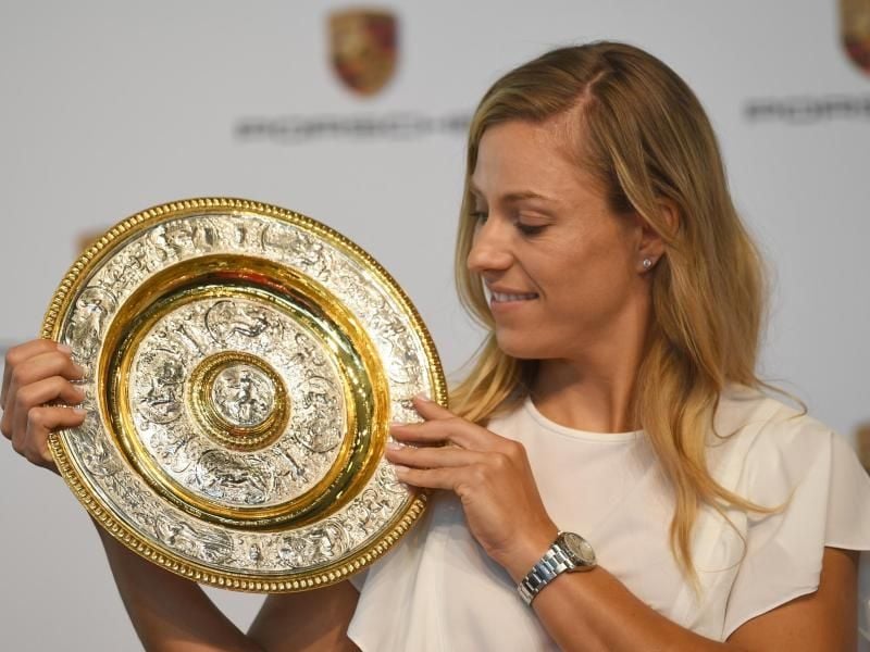 Angelique Kerber ist nach dem Wimbledon-Sieg auf Weltranglistenplatz vier. Foto: Marijan Murat