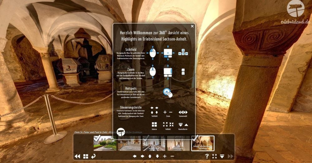 Einem 360-Grad-Besuch im Zeitzer Dom steht nichts im Wege.