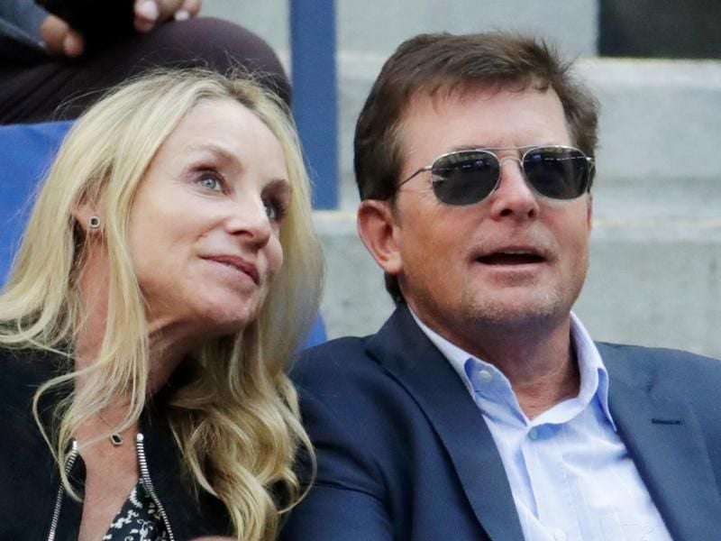 Sie verbindet eine starke Liebe: Michael J. Fox und seine Frau Tracy Pollan. Foto: Julio Cortez/AP