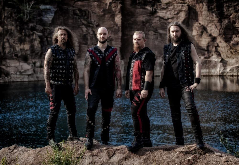 Thrudvangar aus Köthen, das sind Matze, Daniel, Torsten und Sebastian (v. li.).
