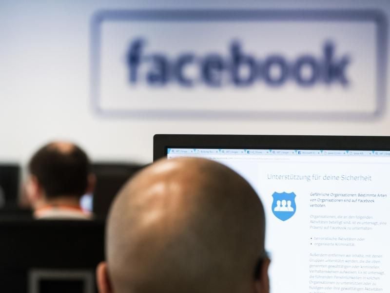Blick ins Löschzentrum von Facebook in einem Service-Center in Berlin. Foto: Soeren Stache