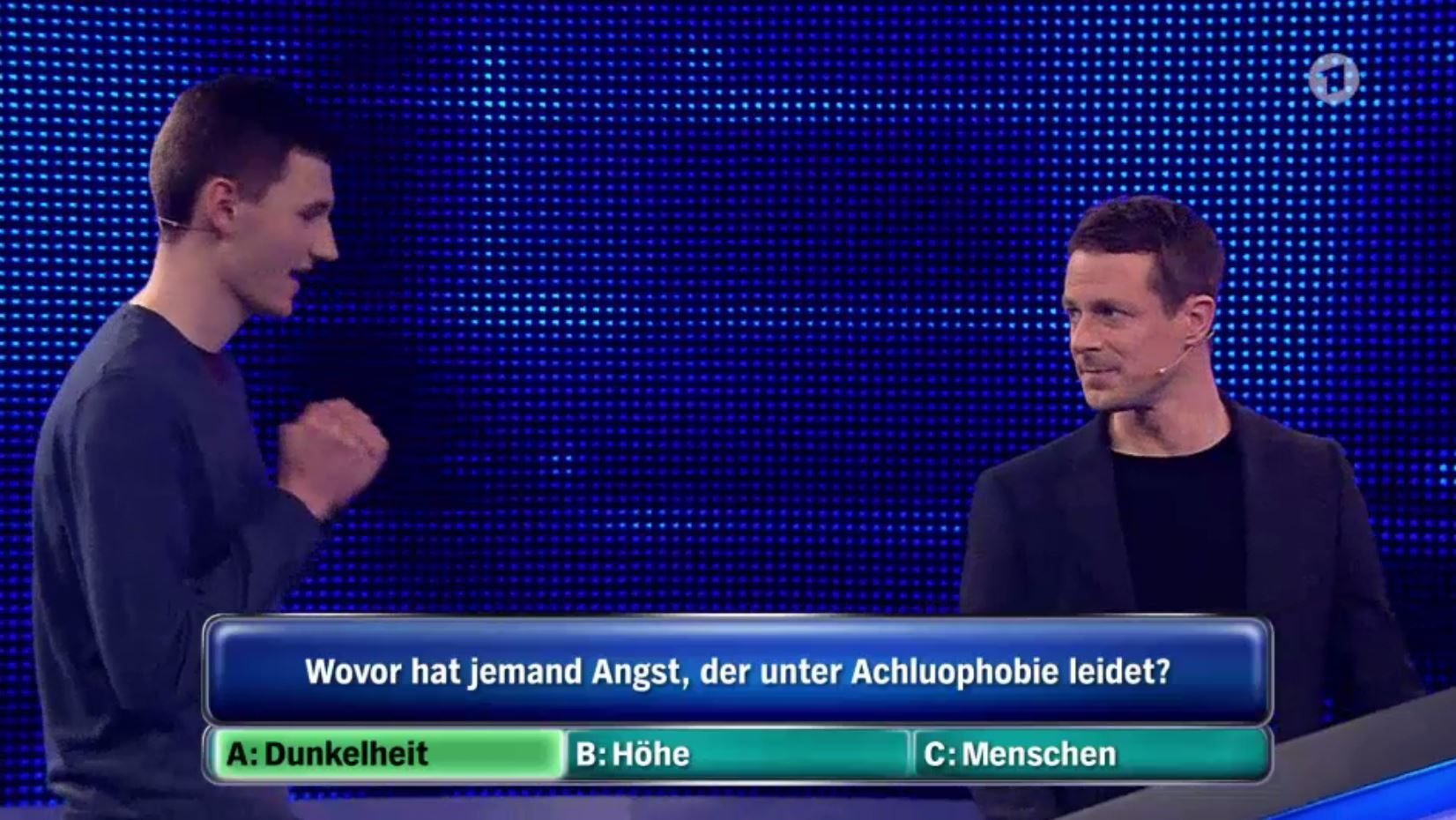 Lion Thielitz hat bei der Quishow „Gefragt – Gejagt“ abgeräumt.