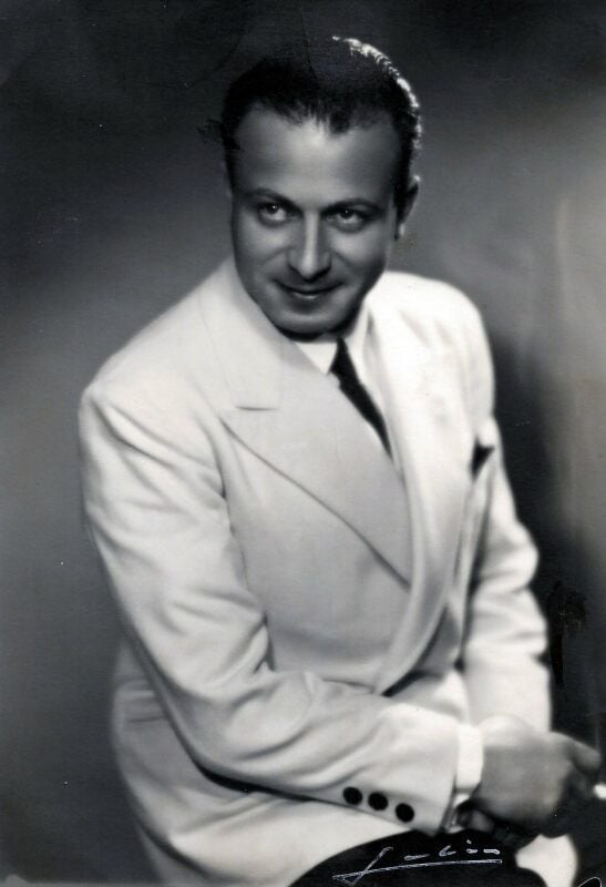 Alfred Nathan als Pierre Michel in Spanien im Jahr 1944.
