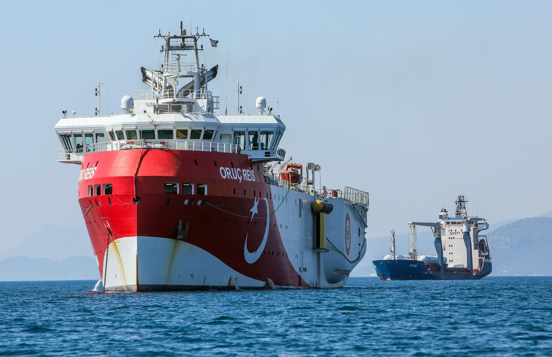 Das türkische Gas-Forschungsschiff „Oruc Reis“