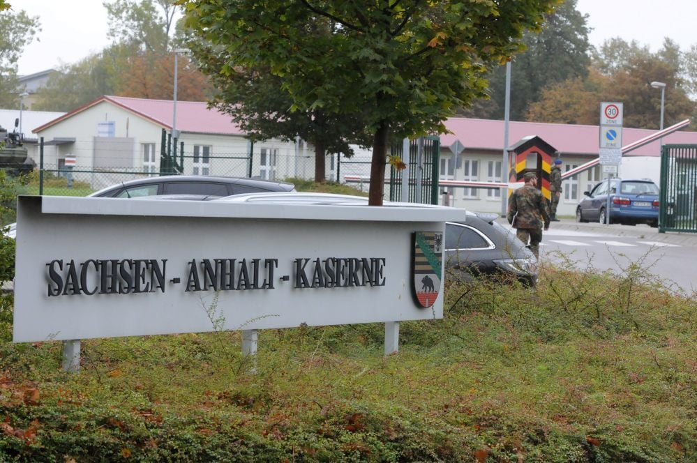 Der Bundeswehrstandort in der Zeitzer Straße in Weißenfels