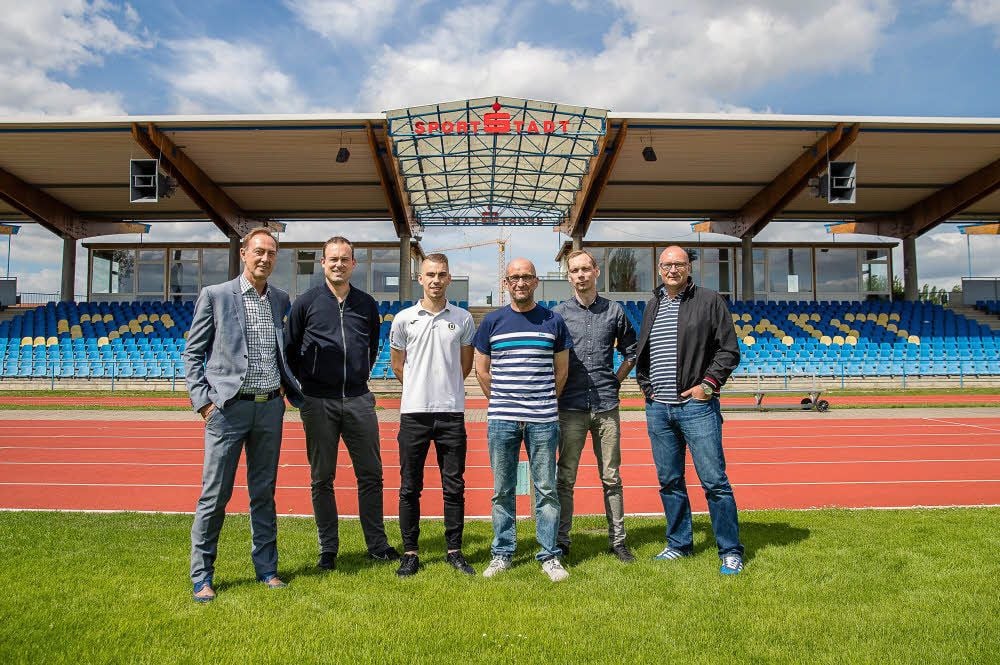 Das Organisationsteam: Ralph Hirsch, Tobias Schneider, Julian Bittner, Ulf Schuster, Benjamin Völker und Uwe Dannenberg (v.l.).