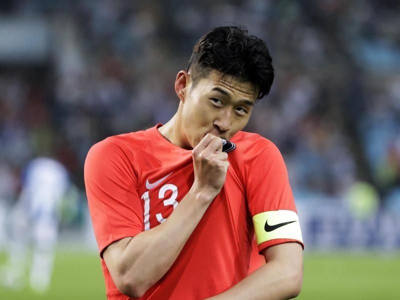 Musste mit Südkorea eine Niederlage gegen Bosnien-Herzegowina hinnehmen: Ex-Bundesliga-Profi Heung-Min Son. Foto: Lee Jin-Man