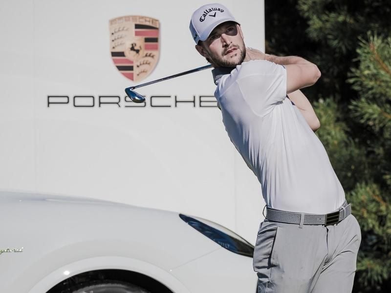 Benedict Staben spielte in Winsen eine starke erste Runde. Foto: Jan Oliver Pemöller/Porsche European Open