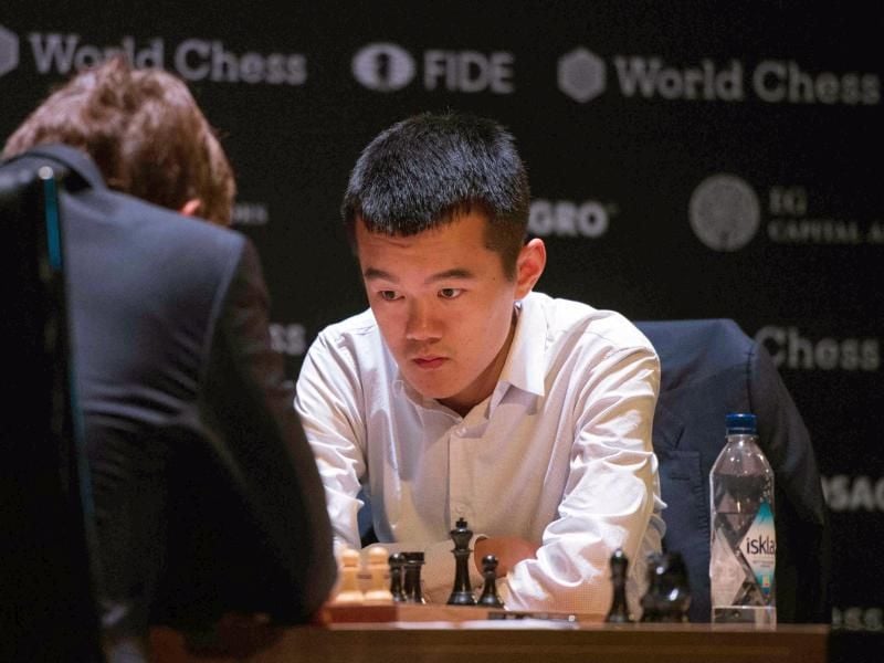 In Quarantäne: Schach-Ass Ding Liren. Foto: Arne Bänsch/dpa