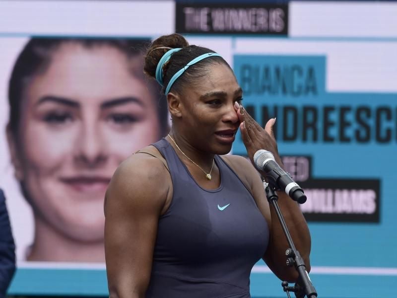 Serena Williams musste das Finale verletzungsbedingt aufgeben. Foto: Frank Gunn/The Canadian Press