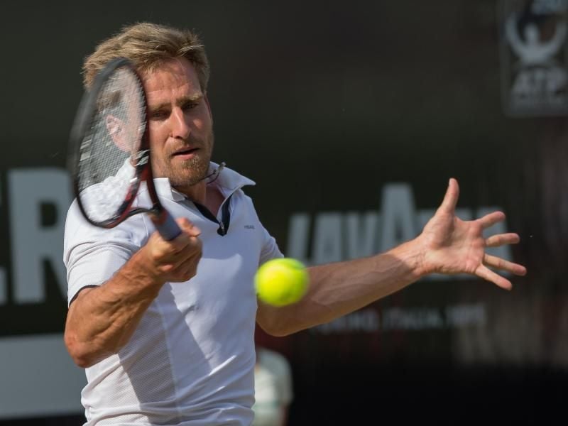 Peter Gojowczyk hat sich in seinem Auftaktmatch in Newport gegen Thai-Son Kwiatkowski aus den USA durchgesetzt. Foto: Daniel Maurer