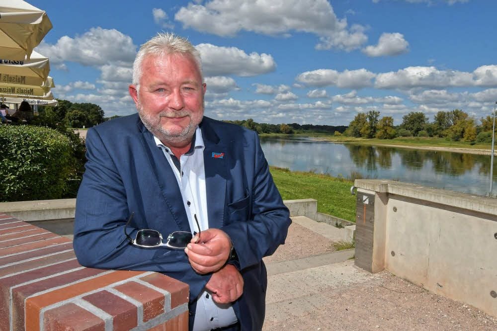 Einer der Plätze, an denen Andreas Mrosek gern Zeit verbringt: an der Elbe.