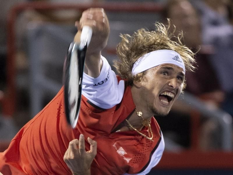Steht in Montreal im Achtelfinale: Alexander Zverev. Foto: Paul Chiasson/The Canadian Press/AP