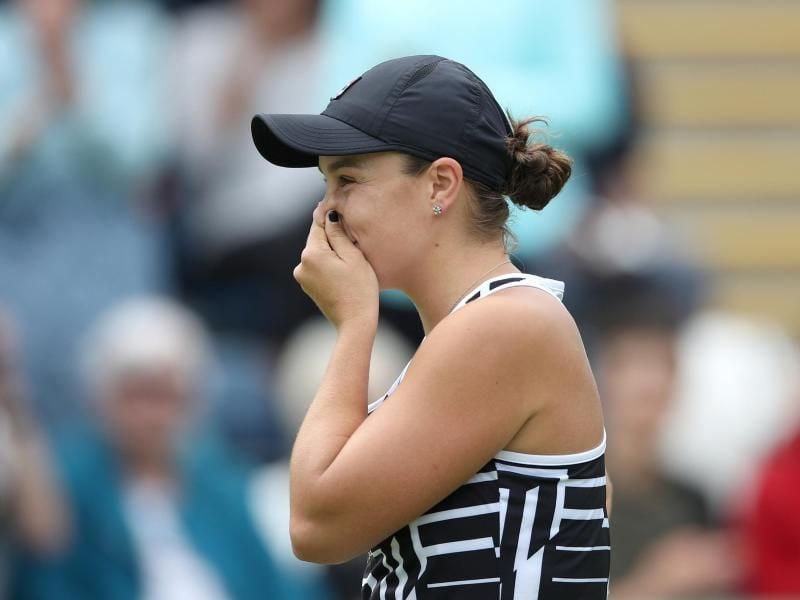 Ashleigh Barty hat den Sprung an die Spitze der Weltrangliste verpasst. Foto: Tim Goode/PA Wire